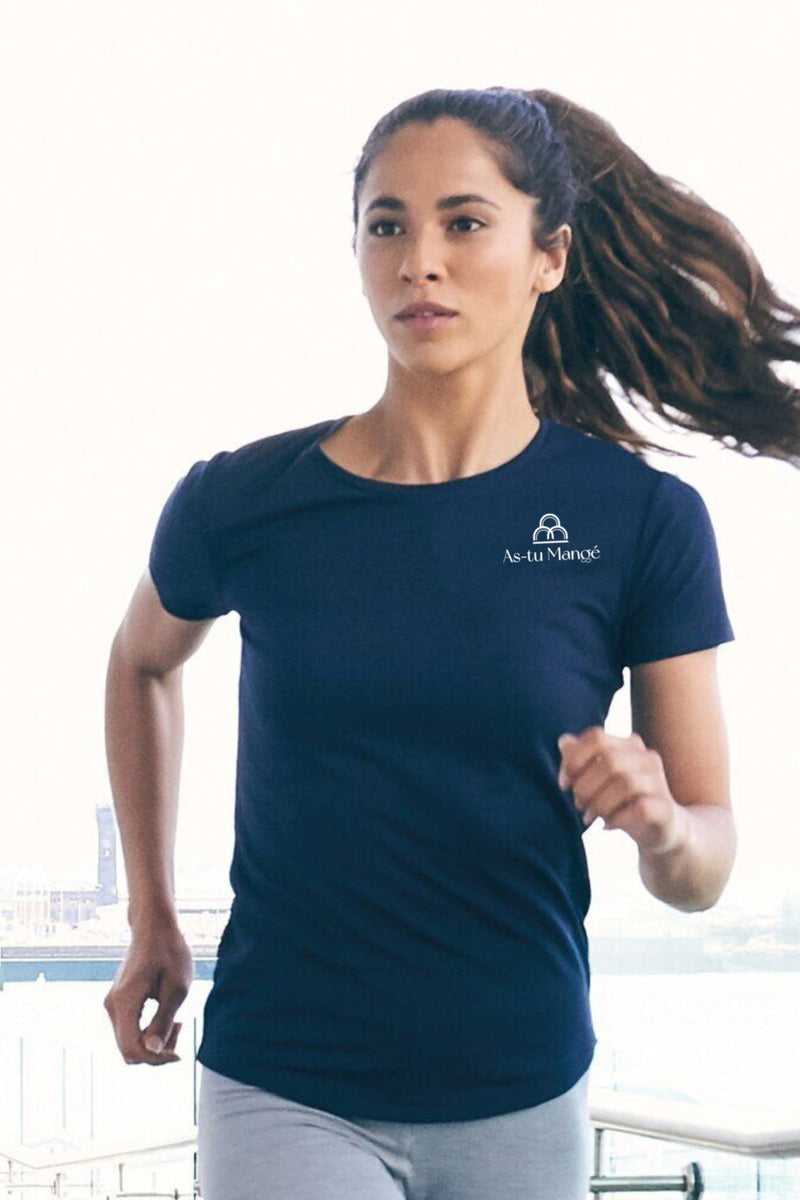 Women's Recycled Cooling T - As-tu Mangé